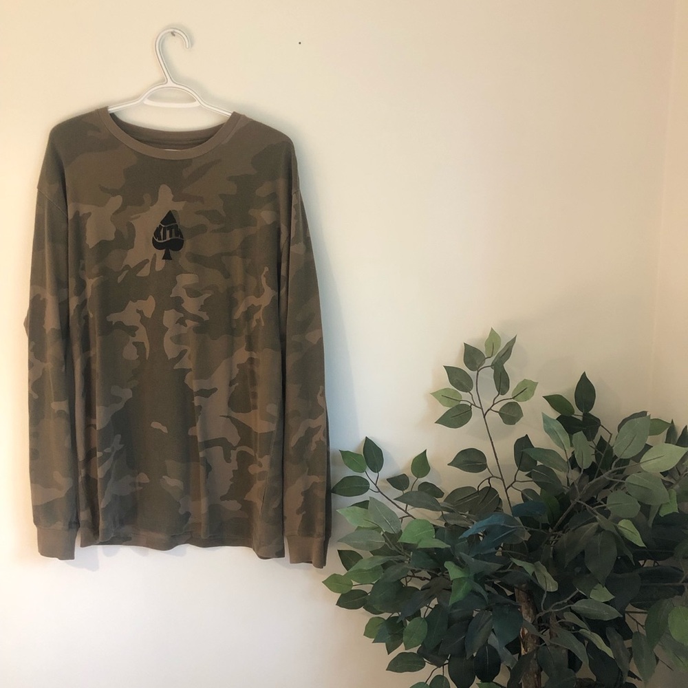 Kith US Spades L/S Tee - Camo